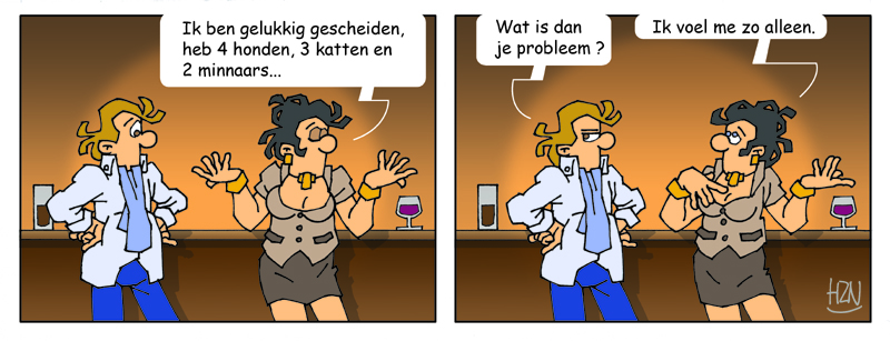 Mannen & Madammen - getekend door Wim Haazen