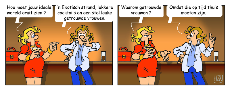 Mannen & Madammen - getekend door Wim Haazen