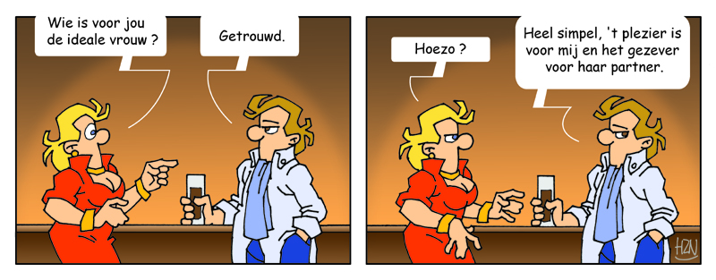 Mannen & Madammen - getekend door Wim Haazen